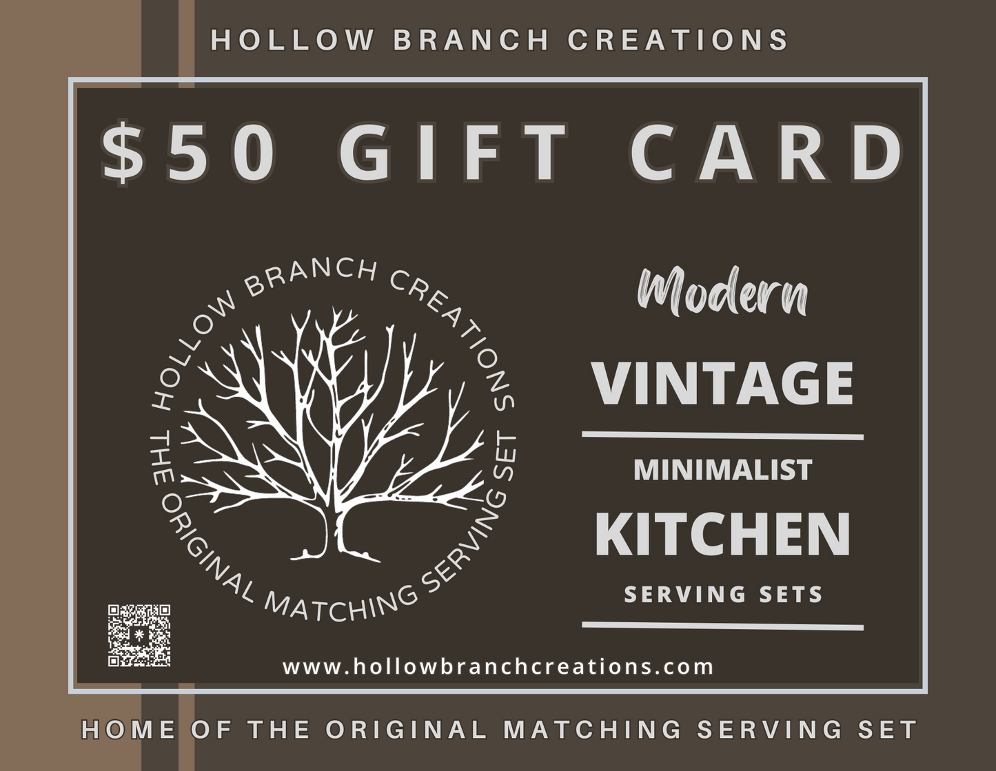 Hollow Branch Creations' Gift Card